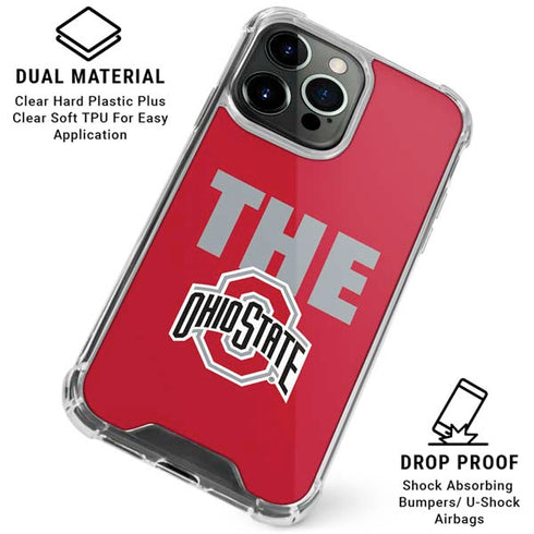 Ohio State University The Ohio State Buckeyes iPhone 15 Pro Clear Case